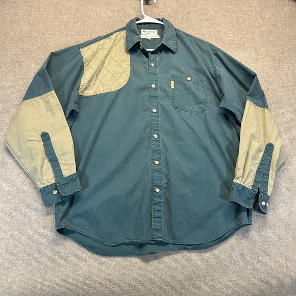 Columbia Other - Columbia Sportswear Shooting Shirt Men's Large Long Sleeve Button Up Hunt Pad